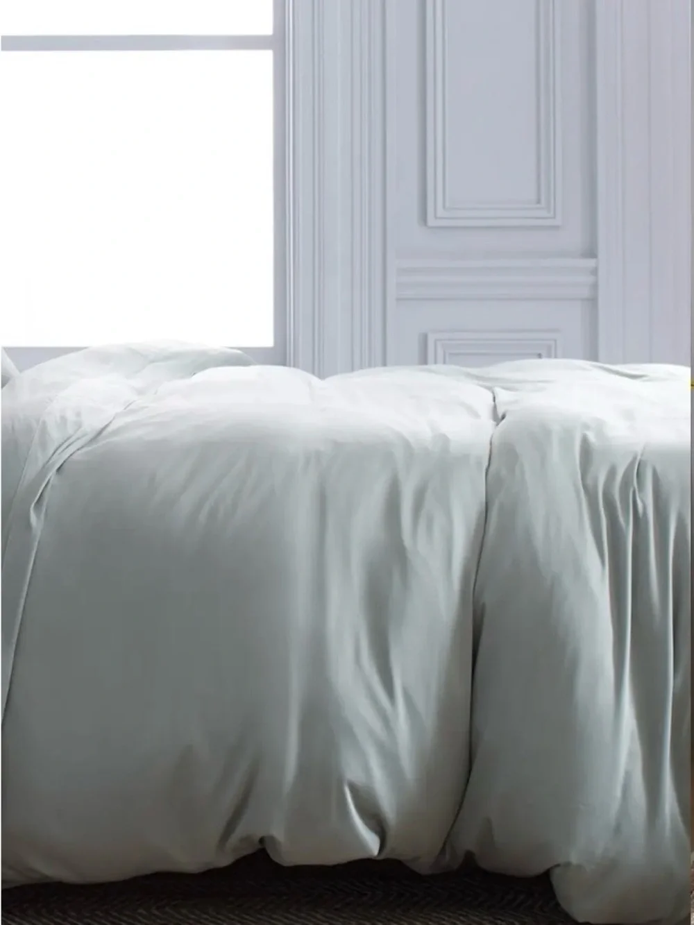 NEW Quince Bamboo Duvet Cover, King/Cal (Eucalyptus)